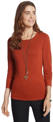 Chico's Zip Back Mindy Pullover