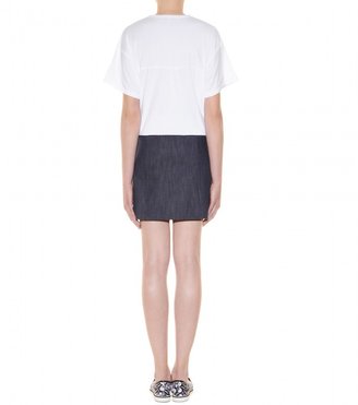 Victoria Beckham Front Fold denim skirt