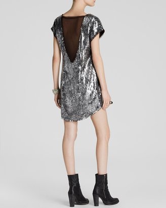 Free People Dress - Shattered Glass Midnight Dreamer Sequin