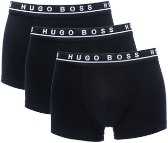 BOSS Boxer BM Black Cotton Stretch Boxer Shorts (Triple Pack)