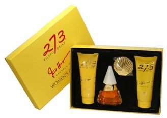 Fred Hayman 273 for Women-4 Pc Gift Set 2.5-Ounce EDP Spray, 6.7-Ounce Body Lotion, 6.7-Ounce Shower Gel, Mirror