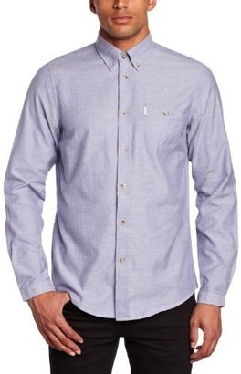Ben Sherman Men's Coloured Fleck Regular Fit Long Sleeve Casual Shirt