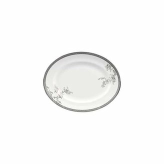Wedgwood Vera Wang Lace Platinum Large Oval Dish 39cm