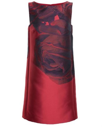 Giambattista Valli Rose Print Dress