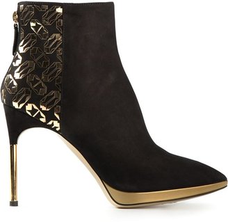 Pollini pointed toe ankle boots