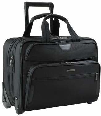 Briggs & Riley 'Large' Expandable Rolling Ballistic Nylon Briefcase