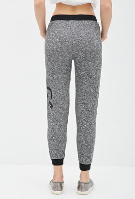 Forever 21 Love Graphic Marled Sweatpants