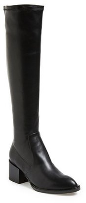 Jeffrey Campbell 'Dorsey' Stretch Leather Over the Knee Boot (Women)