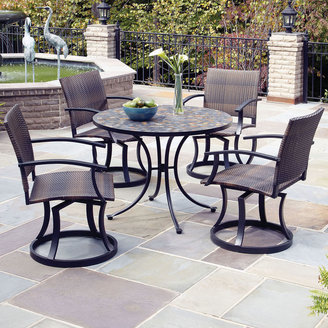 JCPenney Home Styles Stone Harbor 5-pc. Outdoor Dining Set with Newport Swivel Chairs