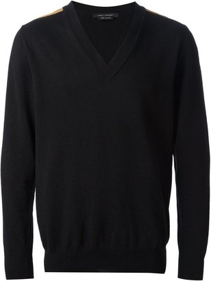 Marc Jacobs military v-neck sweater
