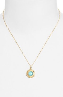 Anna Beck 'Gili' Turquoise Disc Pendant Necklace