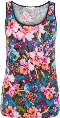 Oasis Tropical floral vest top