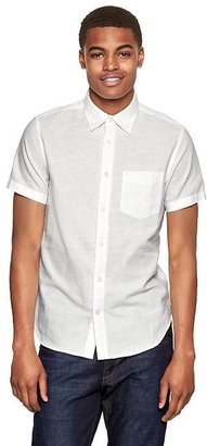 Gap Linen-cotton solid shirt