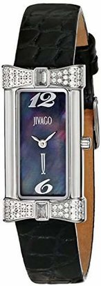 Jivago Women's JV1411 Charmante Analog Display Swiss Quartz Black Watch