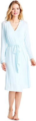 Motherhood Maternity Jessica Simpson Lace Trim Nursing Robe