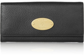 Mulberry Textured-leather continental wallet