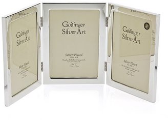 Godinger Silverplated Triple Classic Picture Frame - 5x7 Photos