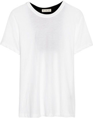 A.L.C. Tenorio cutout cotton-jersey T-shirt