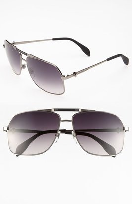 Alexander McQueen 61mm Aviator Sunglasses (Online Only)