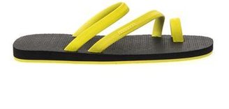 DAN WARD Bi-colour rubber sandals