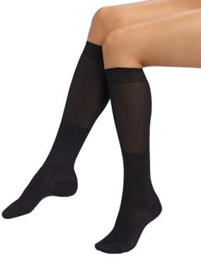 Maria La Rosa Ribbed Knee Socks
