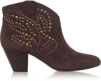 Ash Jessica studded suede ankle boots