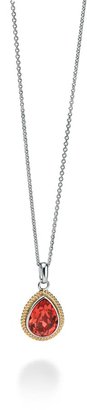 Fiorelli Silver Silver pendant with pear shaped crystal