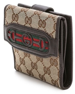 Gucci What Goes Around Comes Around Monogram Wallet