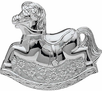 Little Star Silver Plated Rocking Horse Money Box