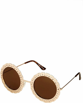 Topshop Round sunflower sunglasses