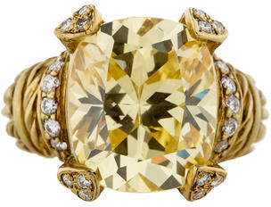 Judith Ripka Canary Crystal Ring
