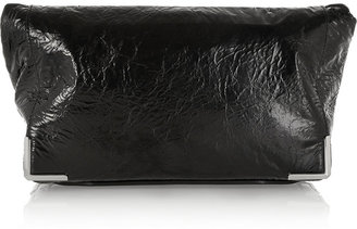 Alexander Wang Prisma coated leather fold-over clutch