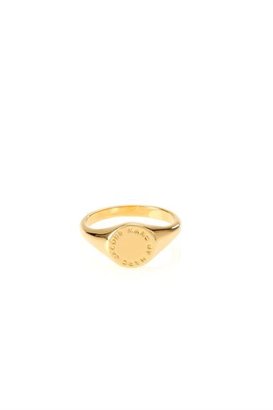 Marc by Marc Jacobs Logo Disc Signet Ring