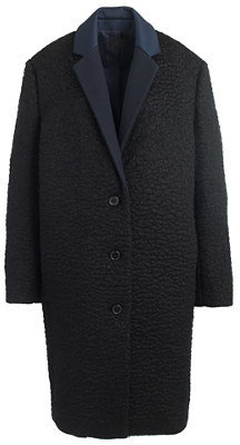 J.Crew Collection rippled mohair topcoat