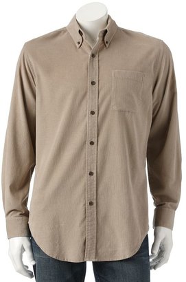 Croft & Barrow Solid Corduroy Casual Button-Down Shirt - Men