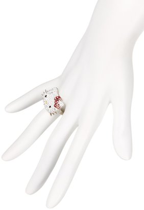 Swarovski Pave Hello Kitty Ring - Size 9.25