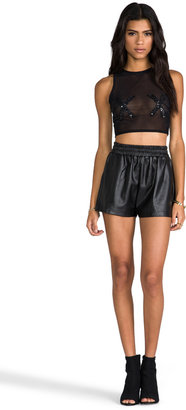 XOXO This is a Love Song Mesh and Sequin Top
