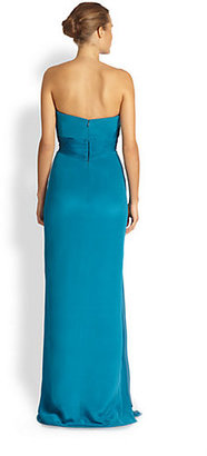 Notte by Marchesa 3135 Notte by Marchesa Strapless Silk Crepe Gown