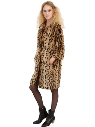 Patty Faux Jaguar Fur Coat