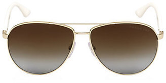 Prada Oro Pallido Pilot Sunglasses