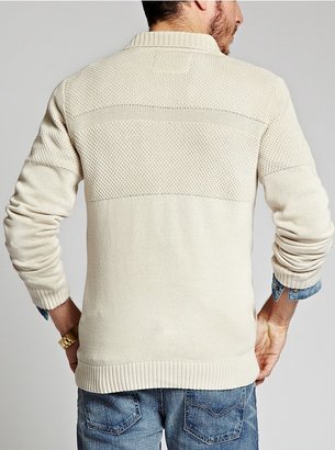 GUESS Dawson Full-Zip Mock-Neck Sweater