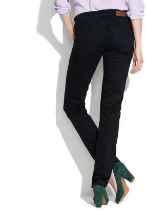 Madewell Rail Straight Jeans in Black Frost