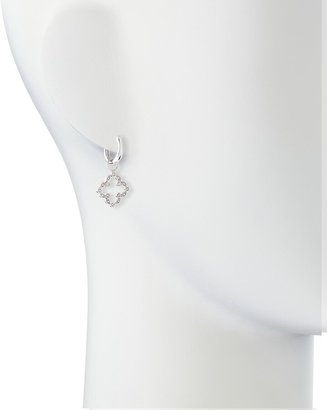 Jude Frances Open Marquise Pave Diamond Clover Earring Charms