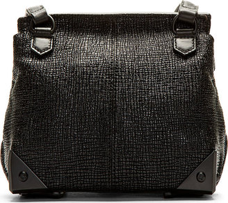 Alexander Wang Black Textured Marion Prisma Shoulder Bag