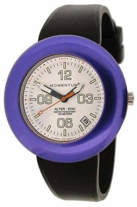 Momentum Women's 1M-SP99WP1B Alter Ego Purple Bezel Dial Black Band Watch