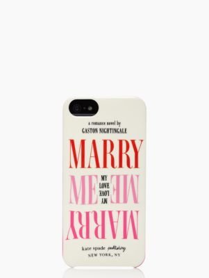 Kate Spade Marry me iphone 5 case