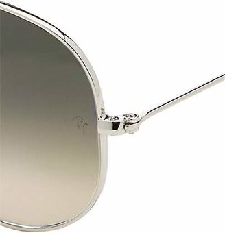 Ray-Ban Men's Large Aviator Sunglasses - Silver