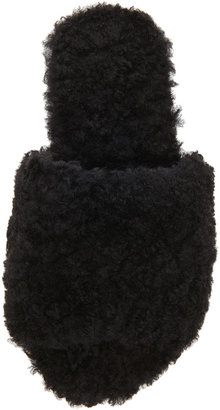 Rick Owens Hotel Shearling Slippers