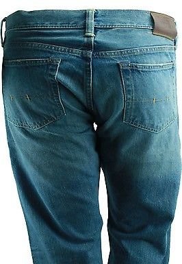 Polo Ralph Lauren Jeans Big & Tall Classic 867 Harrison Medium Blue Denim Pants