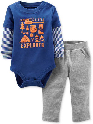 Carter's Baby Boys' 2-Piece Camping Bodysuit & Pants Set